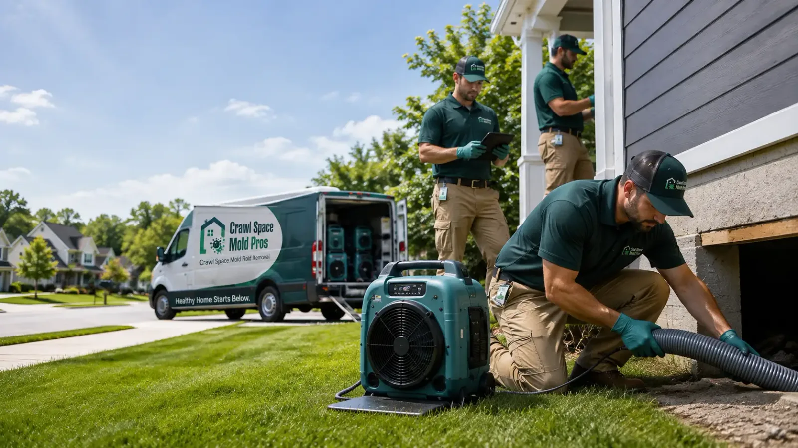 Crawl Space Mold Removal in Lisle, NY
